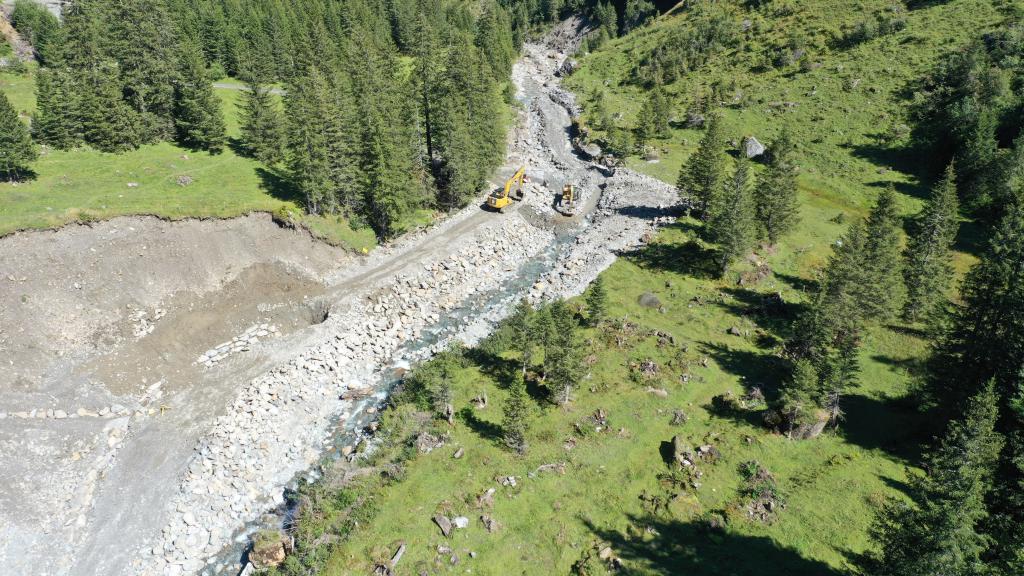 Der Fatschbach Bekommt Derzeit Einen Hochwasserschutz Urner Wochenblatt